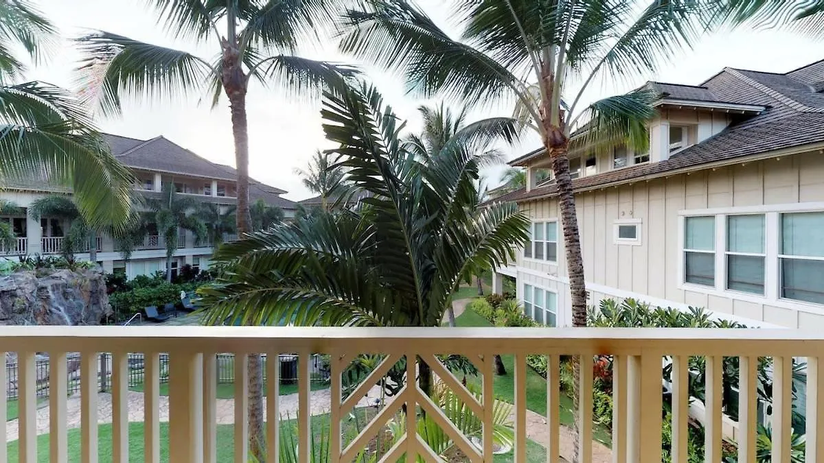 F211 Second Floor 3-Bedroom Poolside Lanai Koloa Villa